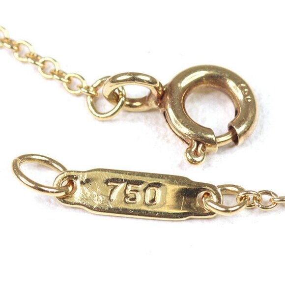 TIFFANY Gold Diamond Necklace - Picture 4 of 6